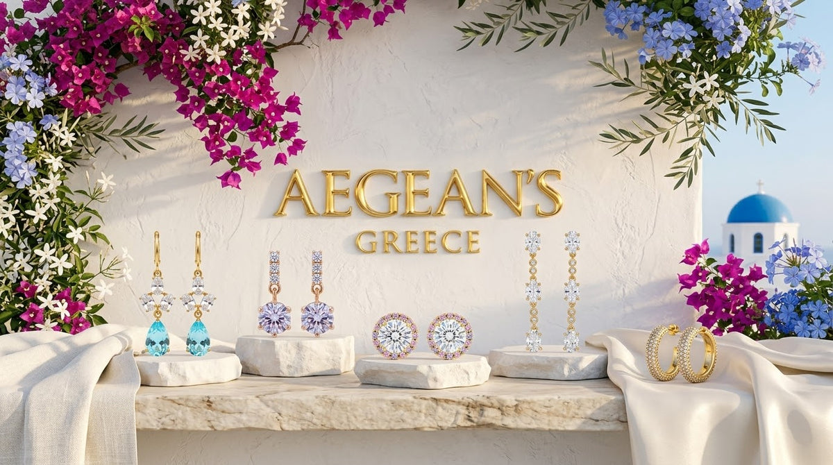 High-end fashion Greek jewelry by AEGEAN'S GREECE