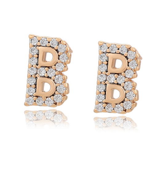 B is for beautiful: personalize your look with B letter earrings